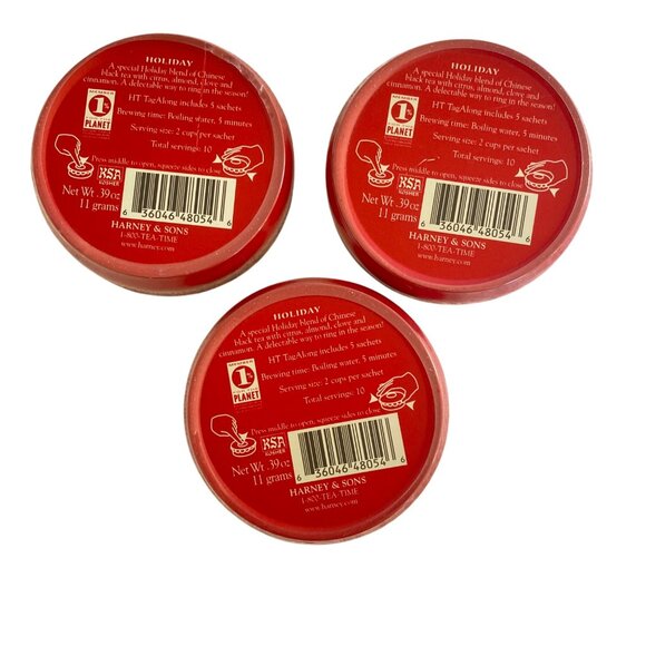 Harney & Sons Tea Lot Royal English Breakfast, Holiday, Cranberry Autumn SEALED - Picture 8 of 9